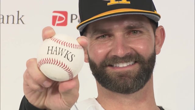 ホークス・チャトウッドの入団会見!! 2022年3月15日 福岡ソフトバンクホークス 対 阪神タイガース