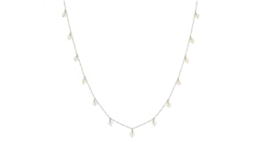 2.5-3mm Cultured Pearl Necklace in 14kt Yellow Gold