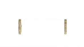 20 ct. t.w. Diamond Huggie Hoop Earrings in 14kt Yellow Gold