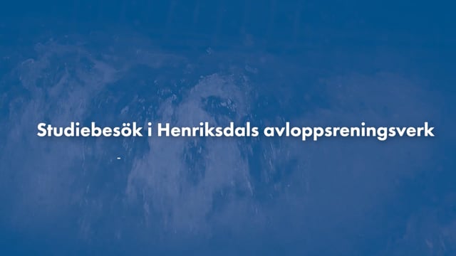 Rundvandring Henriksdals avloppsreningsverk
