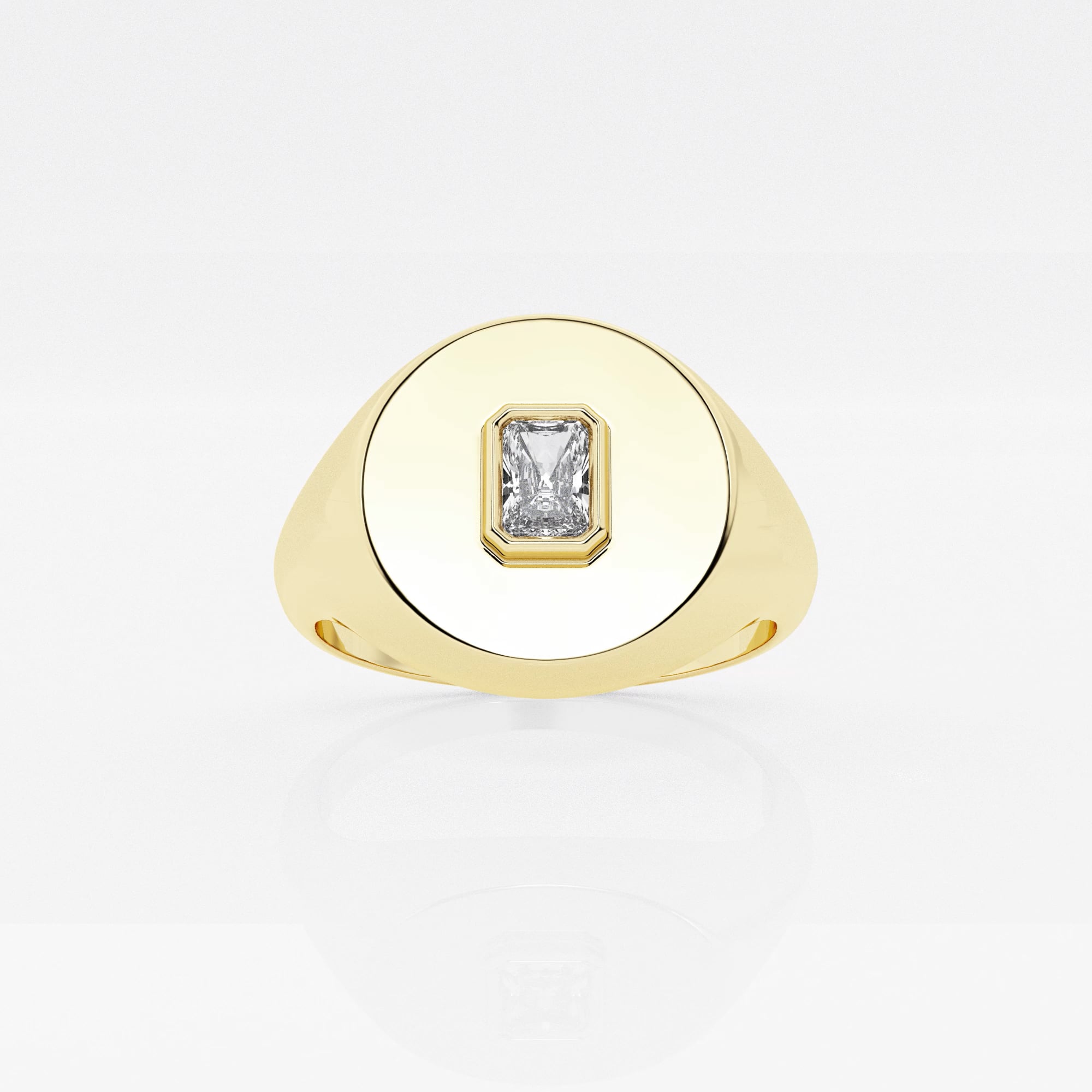 product video for näas Defining 1/6 ctw Radiant Lab Grown Diamond Signet Ring