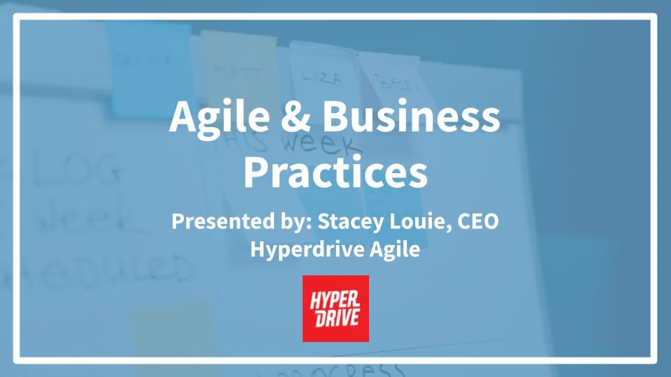 Agile and the Business on Vimeo