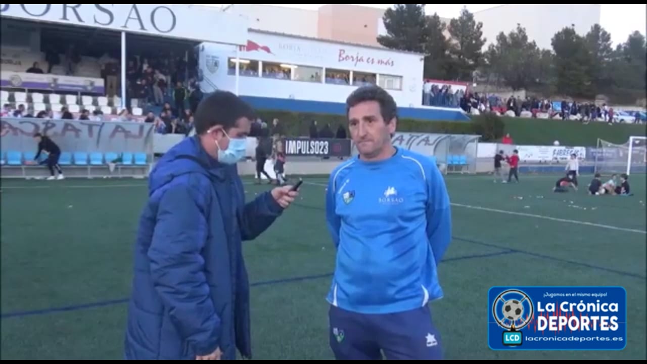 Declaraciones de Juan Baya tras lograr el ascenso a Primera Regional / Fuente: Youtube SD Borja