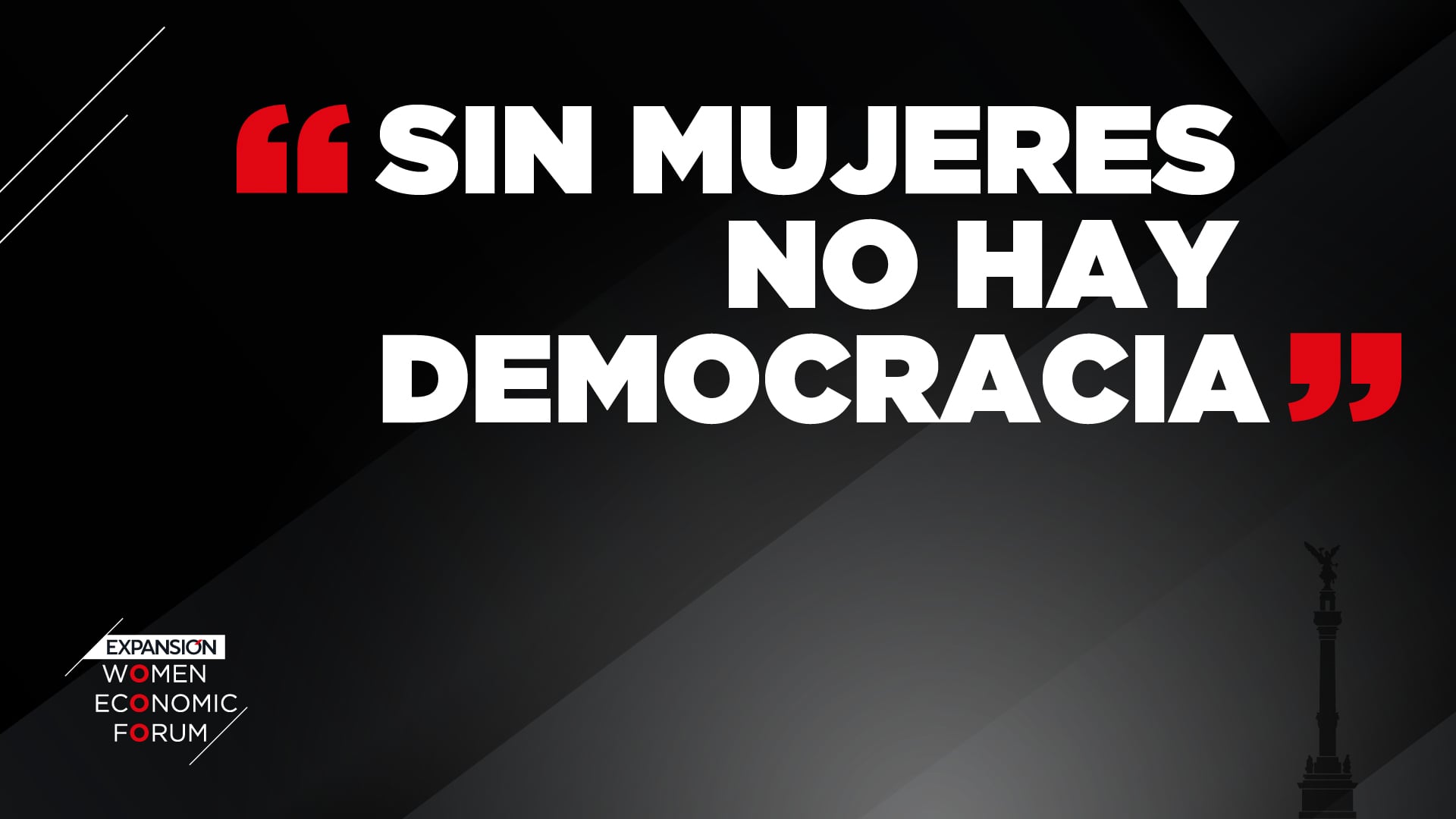 “Sin mujeres no hay democracia”  – #EXPANSIÓNWEF22