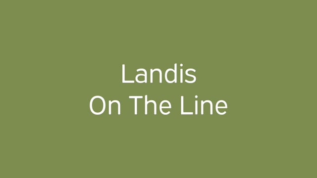 Landis on the Line with Francesca and Claudia