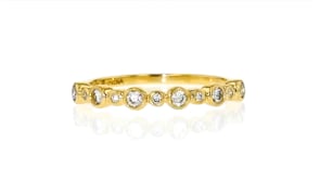 20 ct. t.w. Bezel-Set Diamond Ring in 14kt Yellow Gold