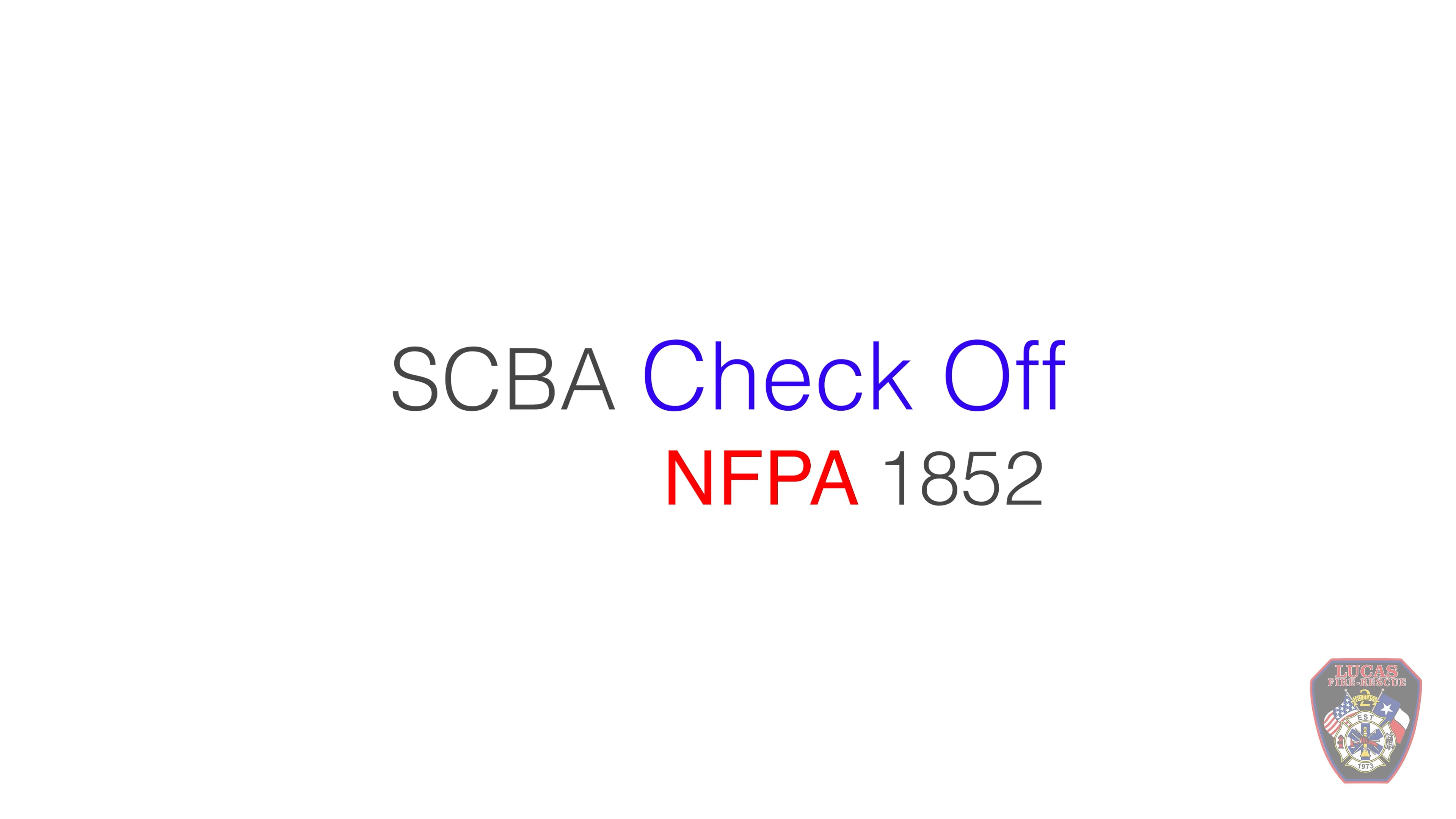 Vector Solutions - LFR - SCBA Check off on Vimeo