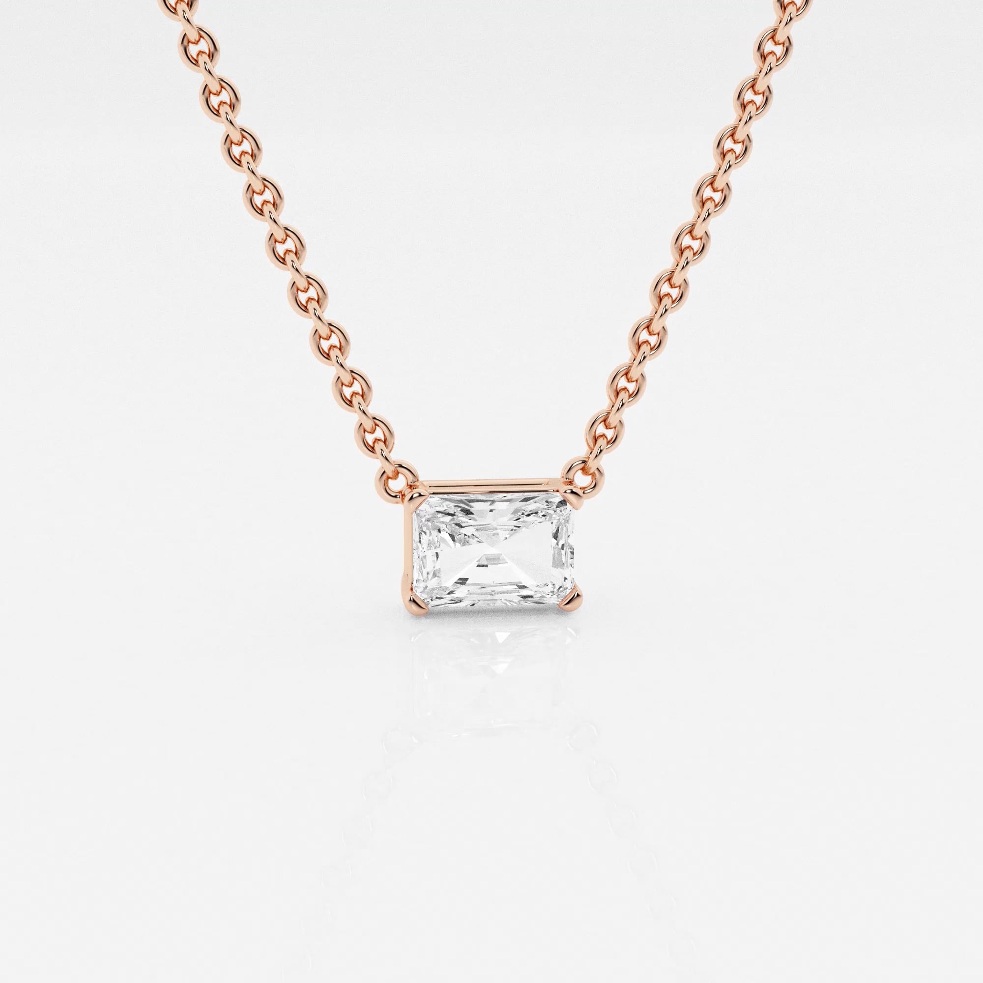product video for näas Ethereal 1/2 ctw Radiant Lab Grown Diamond Solitaire Pendant with Adjustable Chain