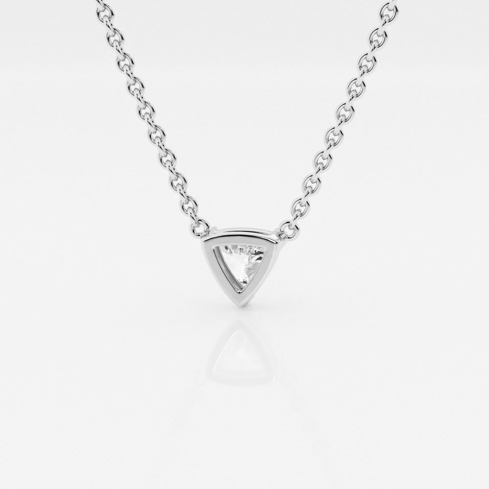 product video for näas Ethereal 1/2 ctw Trillion Lab Grown Diamond Solitaire Pendant with Adjustable Chain
