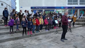 L'Escola de Música El Gavià canta per la pau a Ucraïna