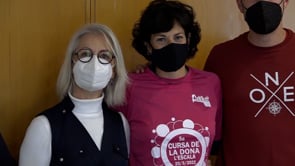L'organització de la Cursa de la Dona visita l'Ajuntament