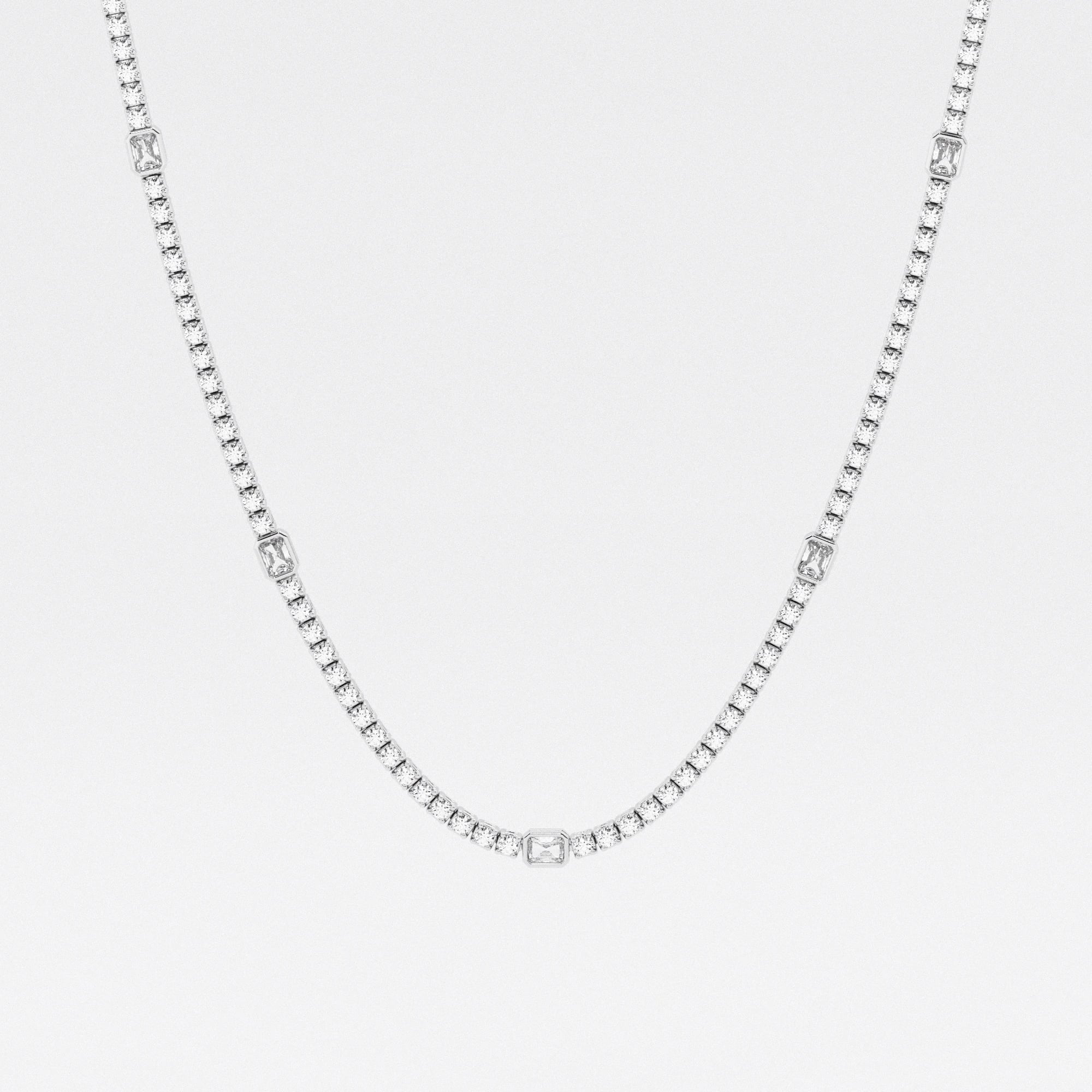 Blue nile diamond store station necklace