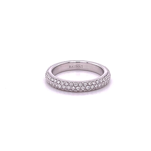 0.85 carat diamond eternity ring (full set) in platinum