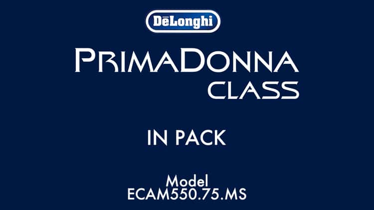 DeLonghi PrimaDonna Class ECAM 550 75 MS