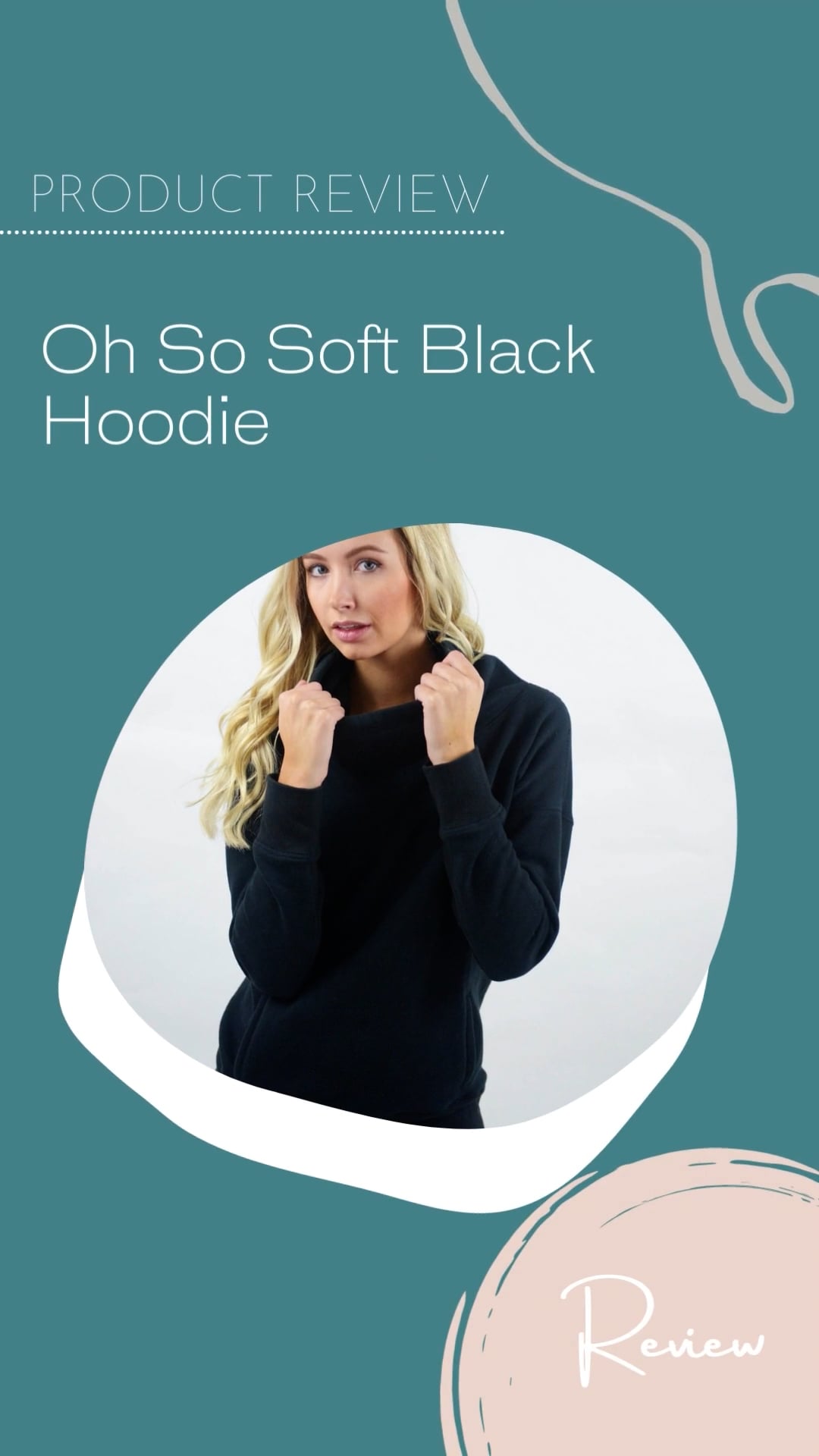 Oh So Soft Black Hoodie 245