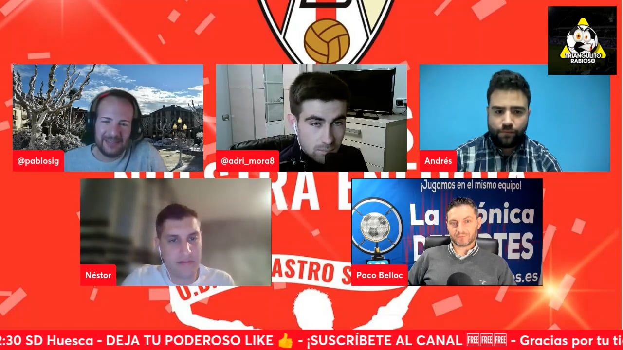 TERTULIA UD BARBASTRO (Jornada 27) Canal YouTube El Triangulito Rabioso