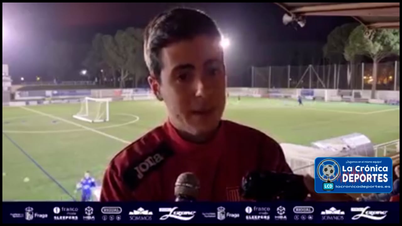 Marc Vigil (Entrenador Fraga) declaraciones previas al Casetas / Preferente Gr1 Fuente: Facebook UD Fraga