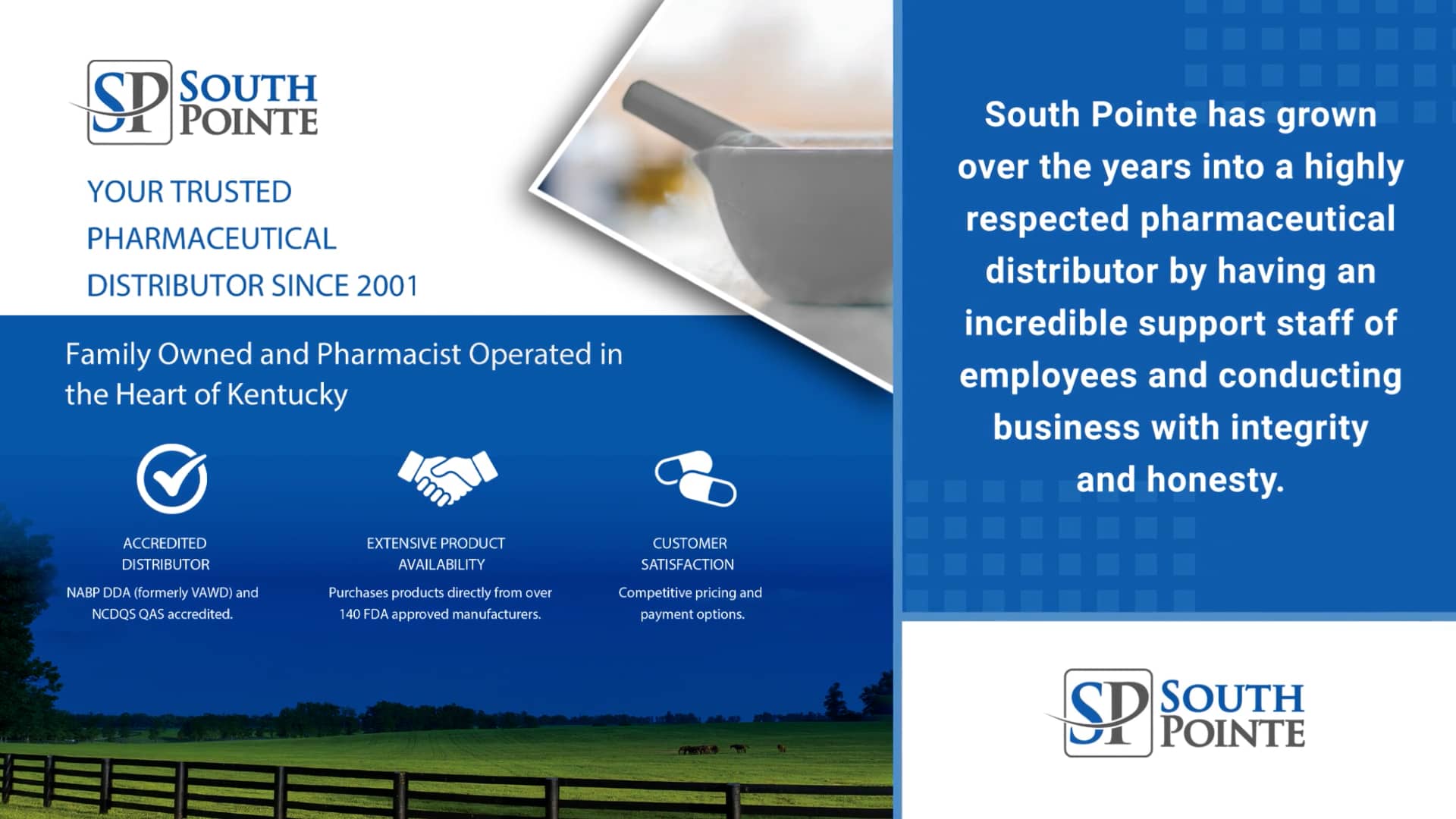 South Pointe Your Trusted Pharmaceutical Distributor Since 2001