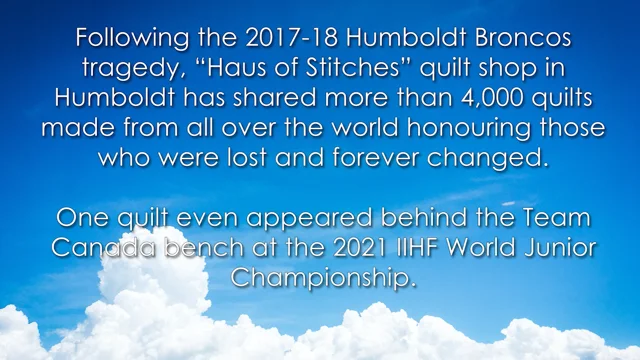 Humboldt Broncos tragedy tribute from nation's hockey community