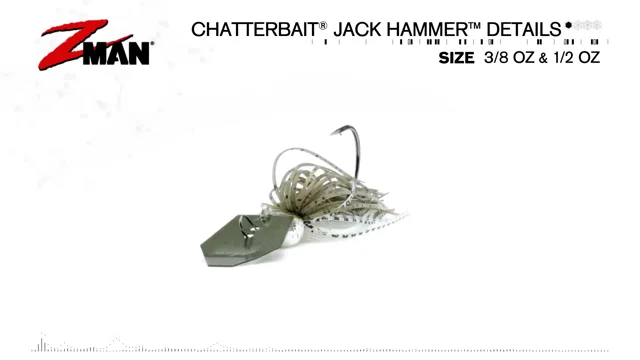 Z Man Evergreen Jack Hammer ChatterBait 1 1/4 oz. Bass Fishing Lure —  Discount Tackle