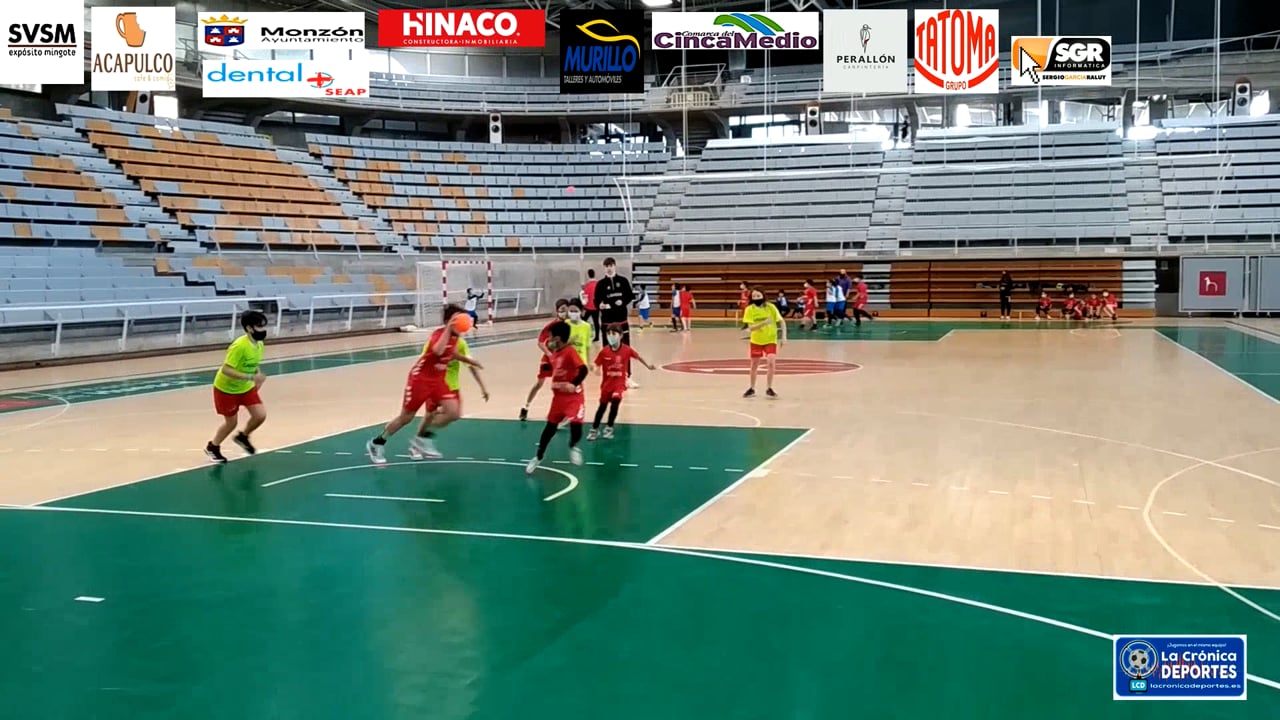 BALONMANO MONZÓN, victoria del Monzón Big Mat Ochoa y derrotas del Monzón Lasaosa y Monzón El Ratón