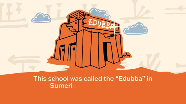 Did you know the first schools in the world have been found in Ancient Iraq? Mesopotamian children went to school at around 5-7 years of age. Watch this video to see what they learned and what their classrooms were like.