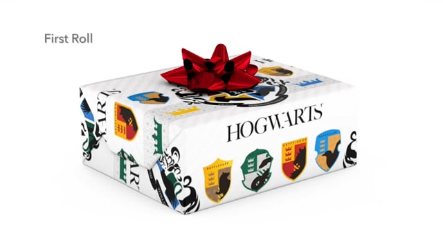 6M Official Harry Potter Wrapping Paper Rolls 3 x 2 M rolls by Hallmark