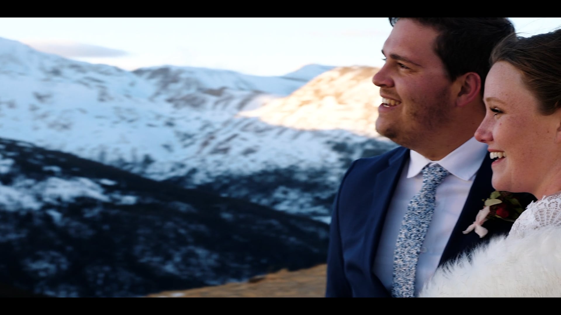 Snowshoeing Elopement Trailer