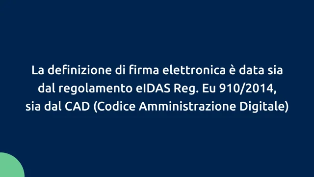 Formati firme digitali e firme multiple