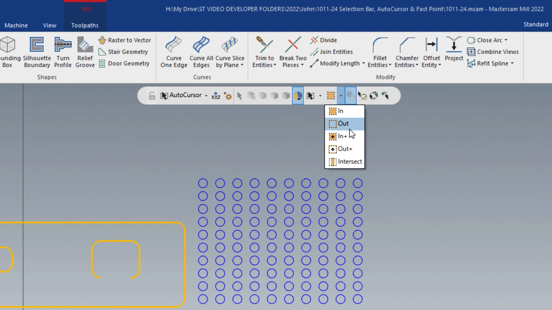 Selection Bar, AutoCursor & Fast Point