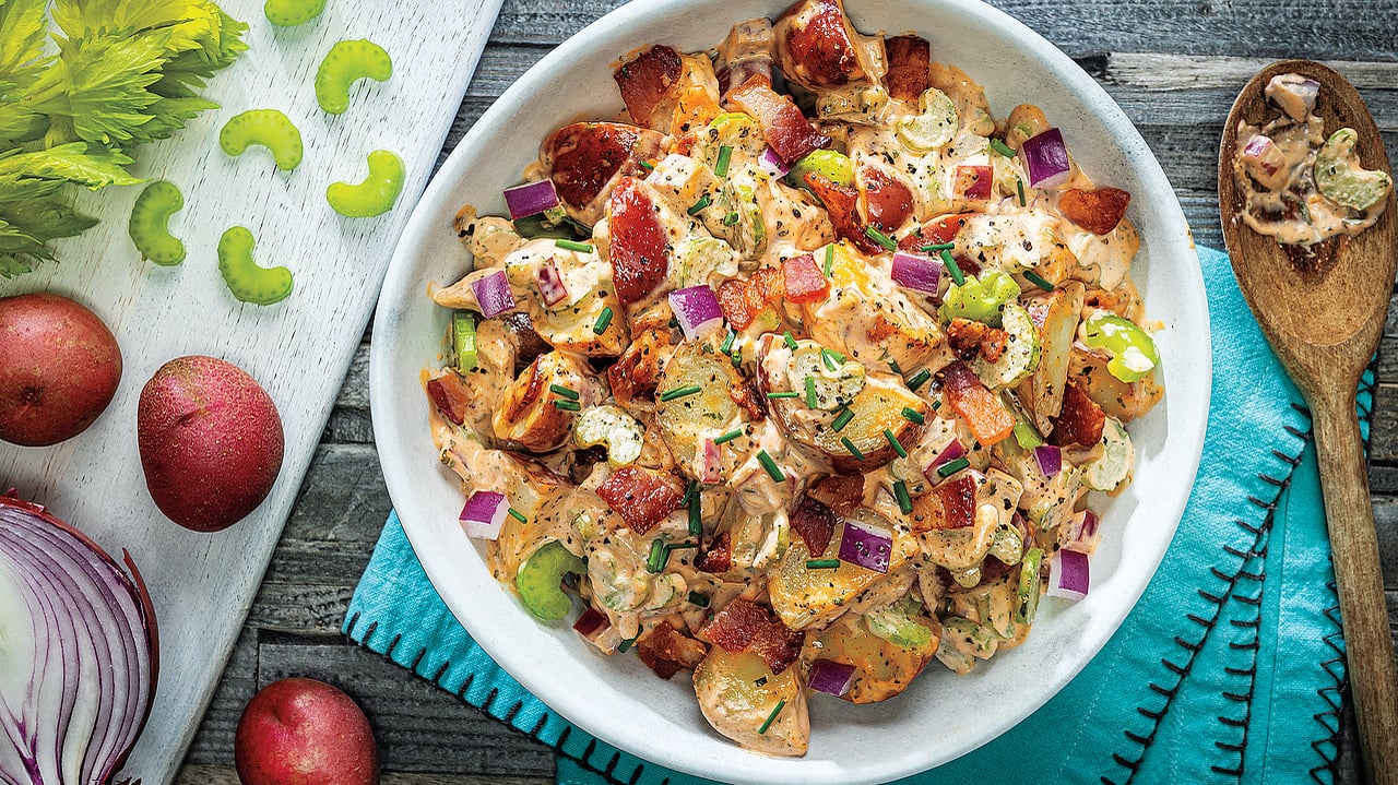 Stater Bros 2022 rights managed SB_Bacon Ranch Buffalo Potato Salad