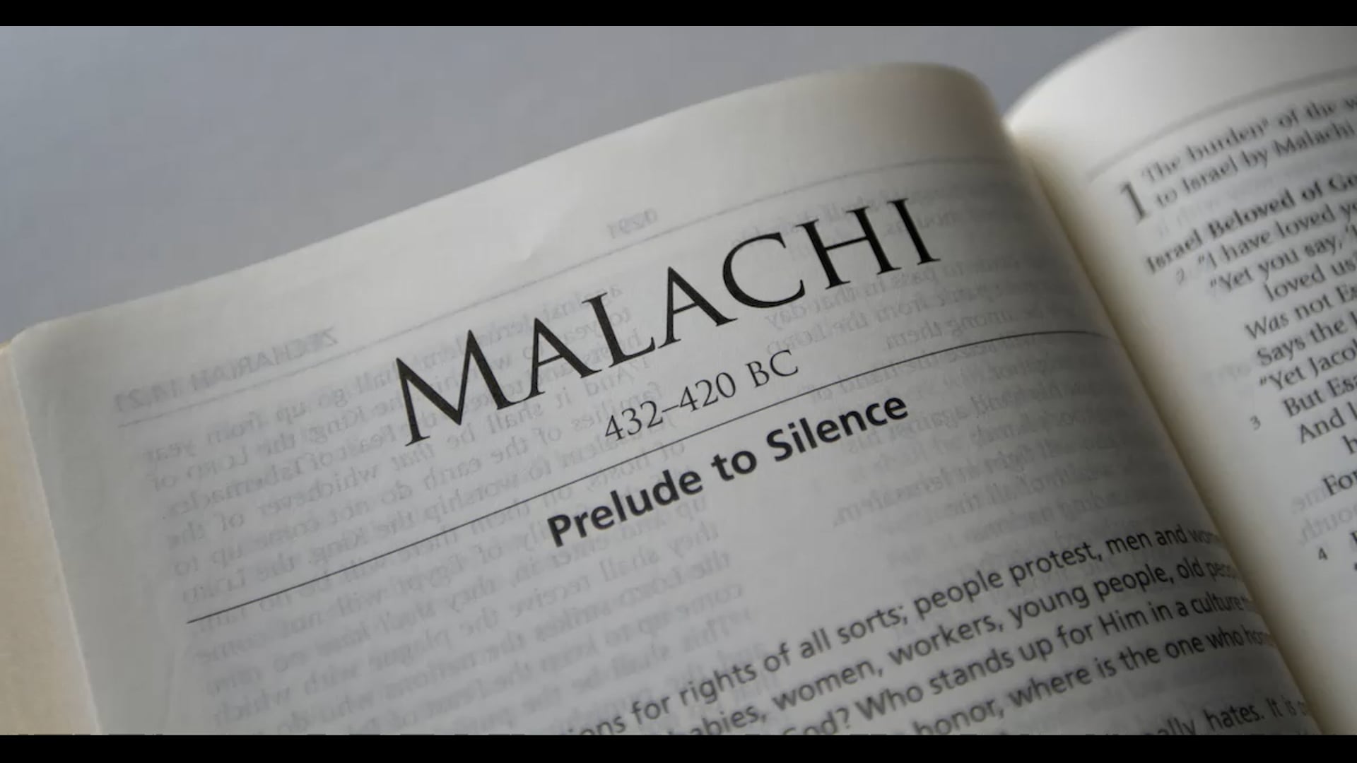 Malachi 1:1-5