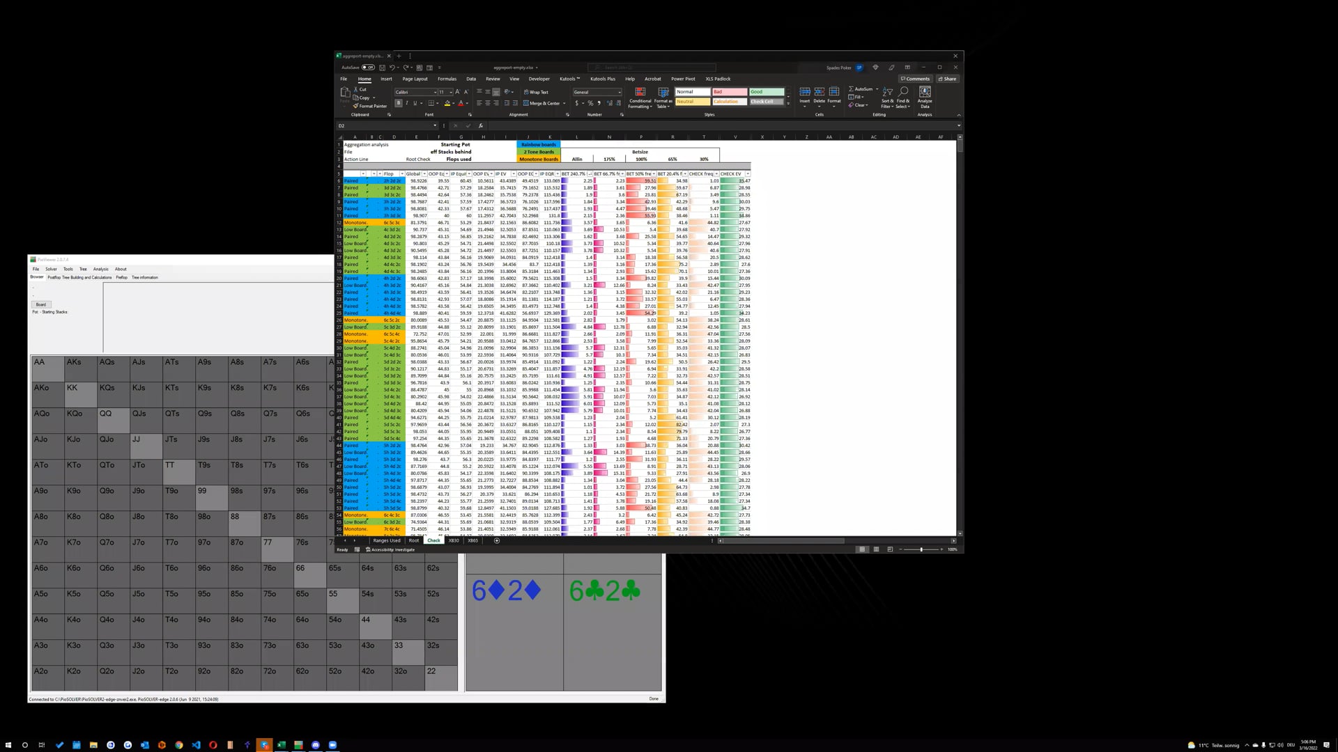 2022_03_16 - Spades - C-Betting on Monotone boards + finding turn barrels