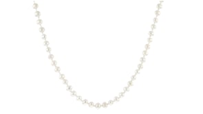 4-4.5mm Cultured Pearl Necklace in 14kt Yellow Gold
