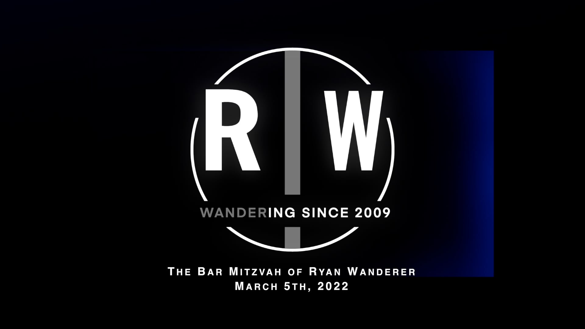 The Bar Mitzvah of Ryan Wanderer (4k)
