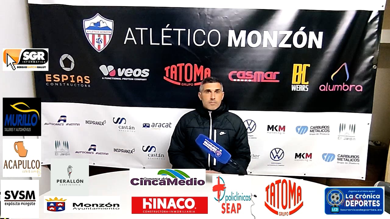 LA PREVIA / Monzón - Zaragoza B-D.Aragón / J 28 / Cristian Abad (Entrenador AT Monzón) 3ª División