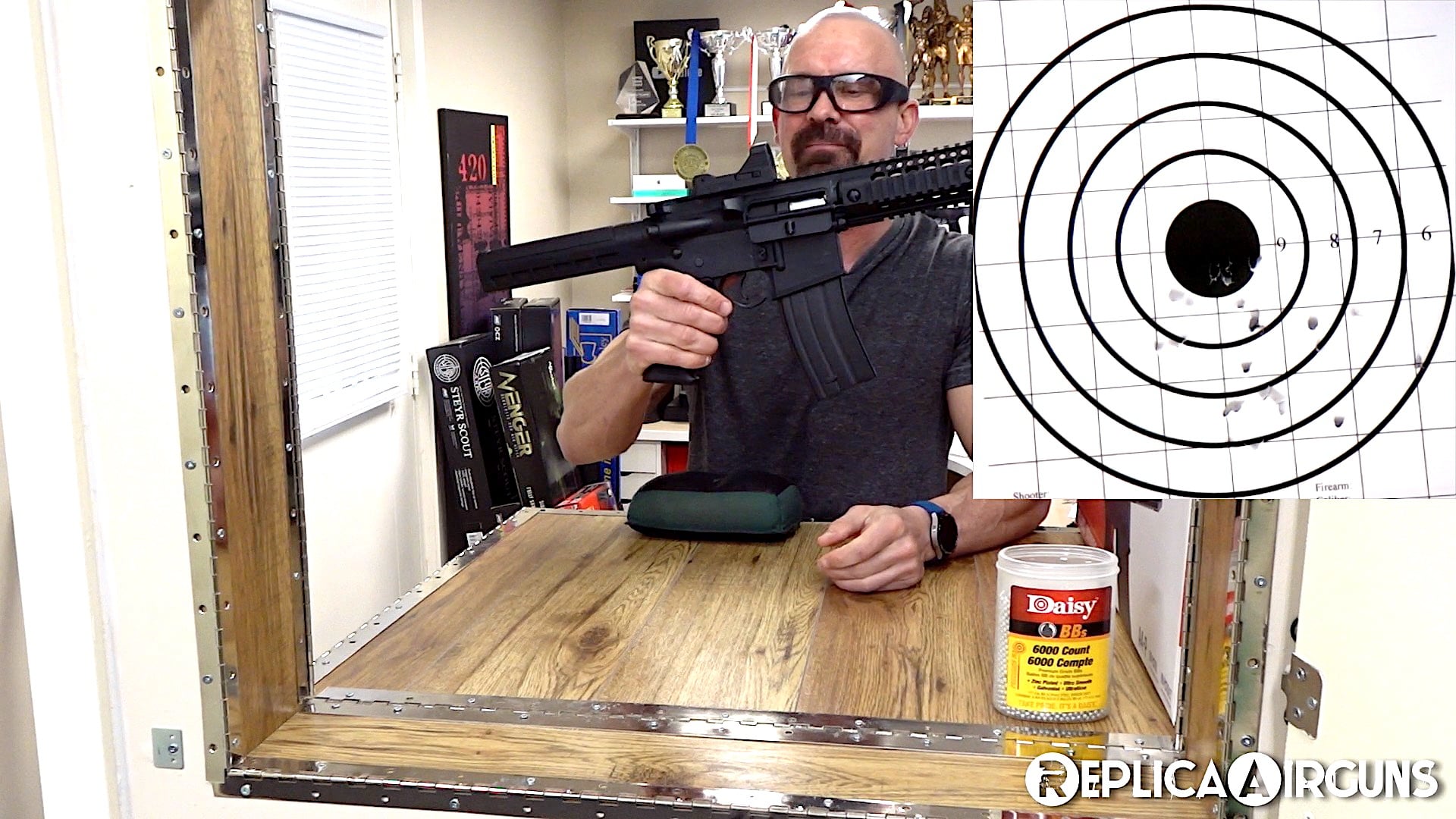Crosman A4-P CO2 Blowback BB Machine Gun Field Test Review