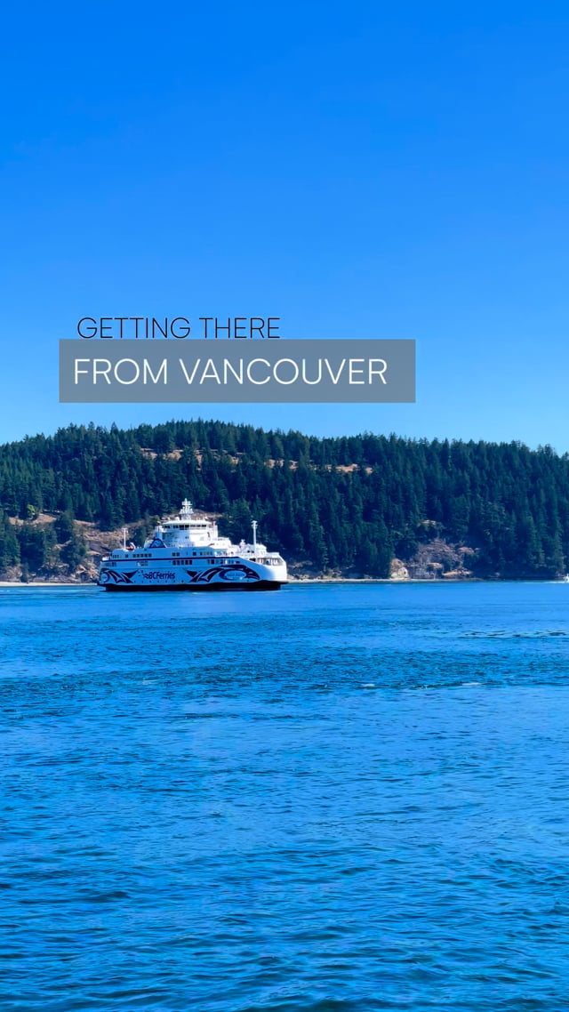 How to get to Galiano Island from Vancouver