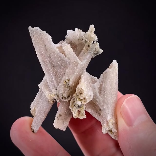 Cerussite with Anglesite coating