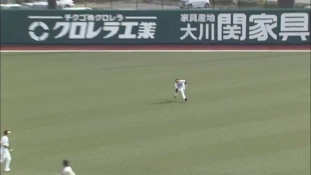 【ファーム】本日が公式戦デビューのホークス・早真之介が好守備!! 2022年3月19日  福岡ソフトバンクホークス 対 オリックス・バファローズ(ファーム)