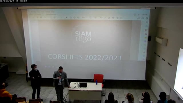 Incontro SIAM - Presentazione corsi IFTS 2022/23