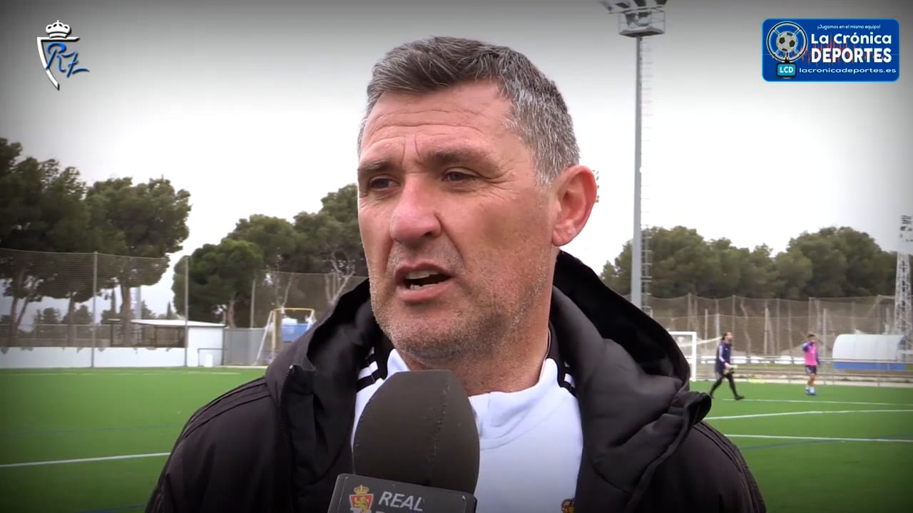 EMILIO LARRAZ (Entrenador D. Aragón) ANÁLISIS de la victoria frente al Binéfar y PREVIA del partido AT Monzón - Deportivo Aragón / J 28 / 3ª División / Fuente: YouTube Real Zaragoza