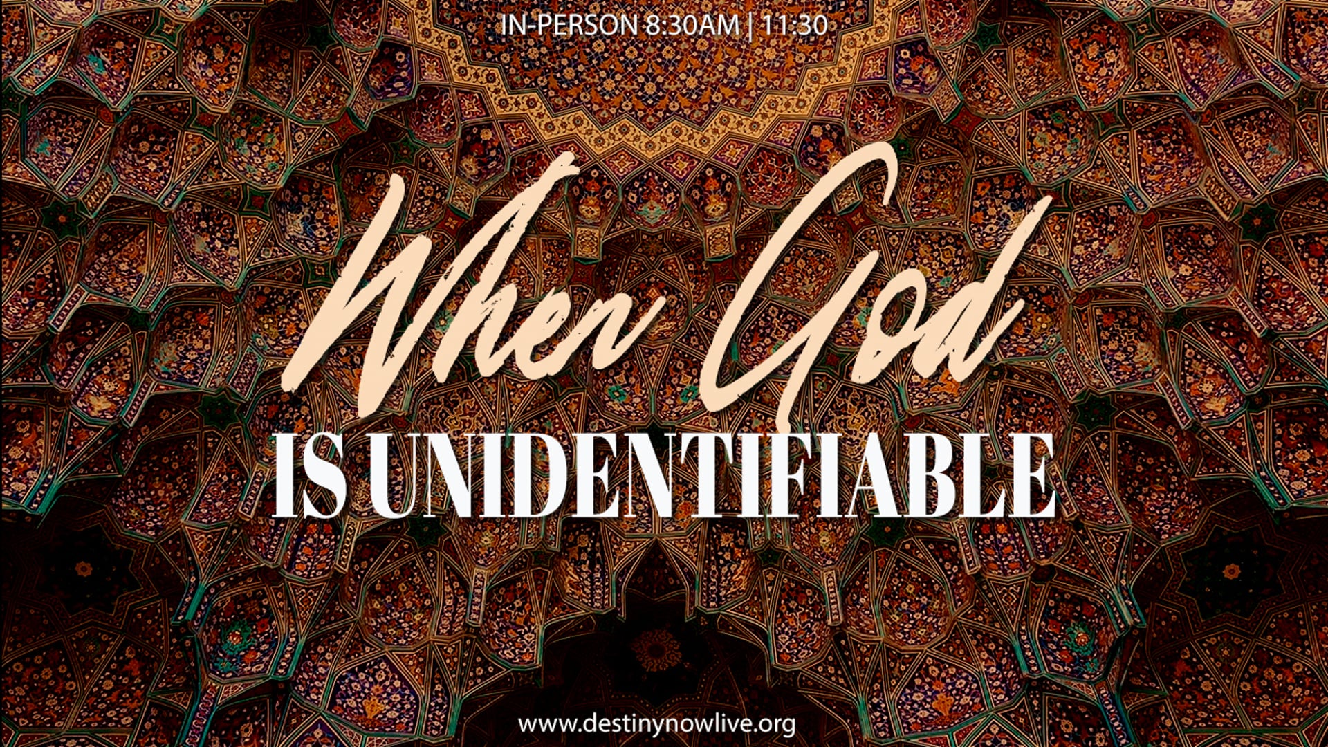 When God is Unidentifiable