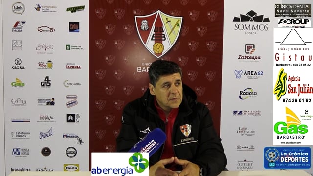 JOSETE (Entrenador Barbastro) UD Barbastro 3-2 SD Borja / Jornada 28 / 3ª División