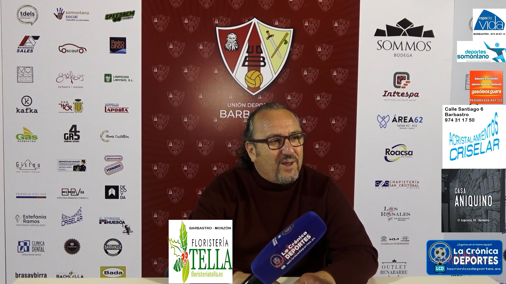 ÓSCAR TIBERIO (Entrenador Borja) UD Barbastro 3-2 SD Borja / Jornada 28 / 3ª División