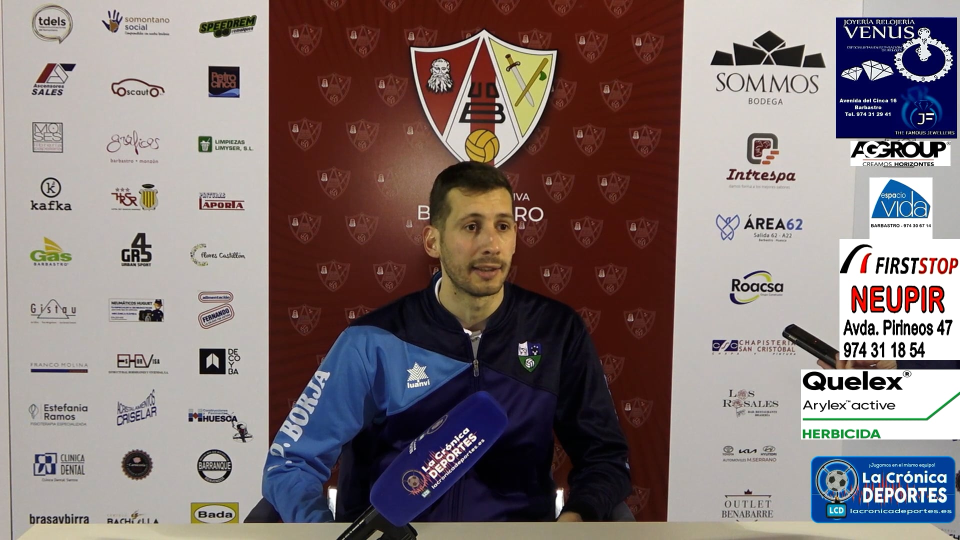 RAÚL CHUECA (Jugador Borja) UD Barbastro 3-2 SD Borja / Jornada 28 / 3ª División