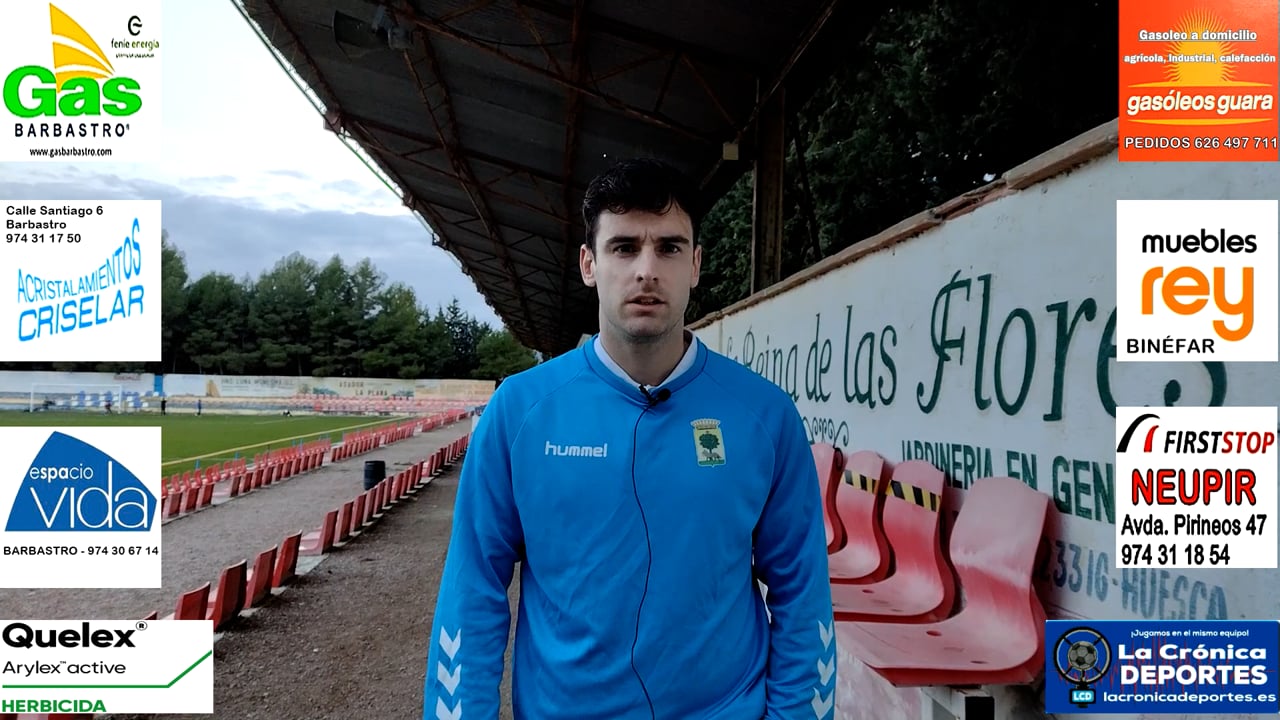 JAVI PÉREZ (Jugador CD Robres) CD Robres 2-0 CD Binéfar / Jornada 28 / 3ª División