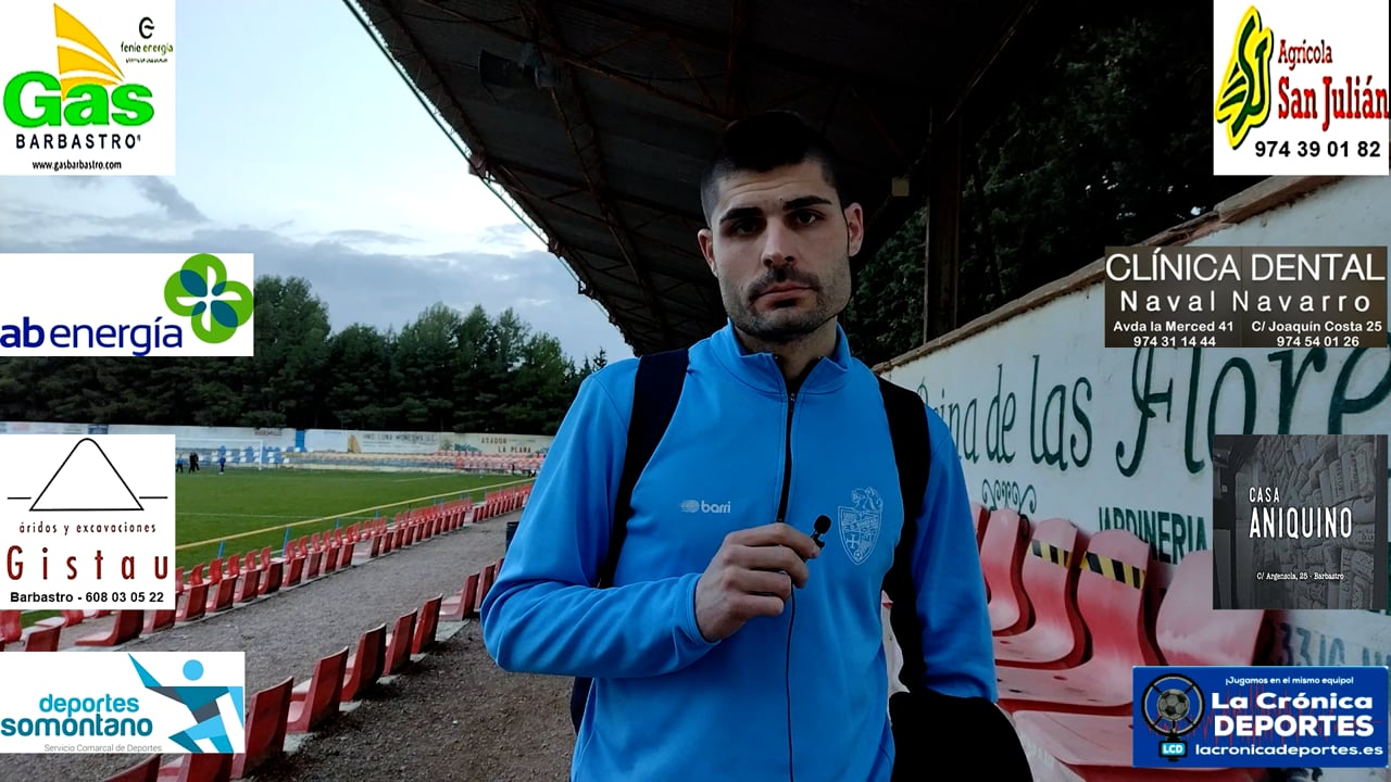NELSON BALLARÍN (Jugador CD Binéfar) CD Robres 2-0 CD Binéfar / Jornada 28 / 3ª División