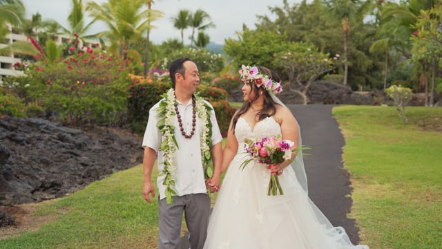 Roger & Joyce | Outrigger Kona Resort & Spa Wedding | Big Island, Hawaii