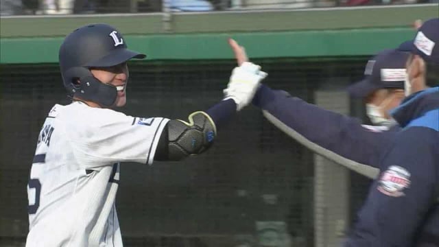 【ファーム】ライオンズ・戸川大輔 サヨナラ2ランホームランを放つ!! 2022年3月21日 埼玉西武ライオンズ 対 千葉ロッテマリーンズ(ファーム)